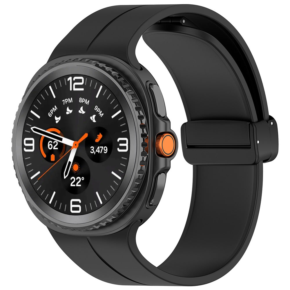 Λουράκι Techsuit W011 για Samsung Galaxy Watch8 / Watch8 Classic Series, Μαύρο