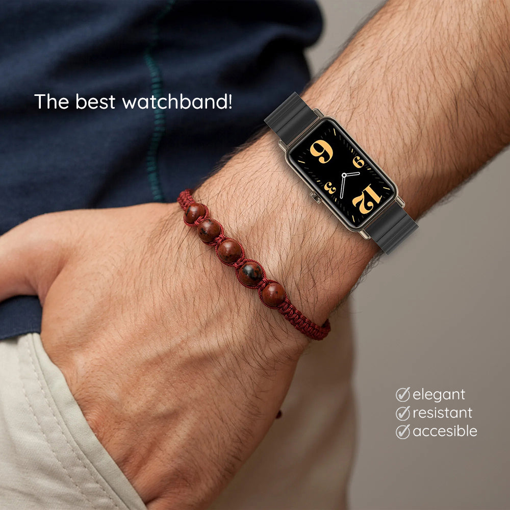 Λουράκι Techsuit W012 για Apple Watch 42mm / 41mm / 40mm / 38mm Series, Μαύρο