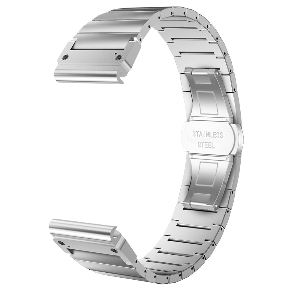 Λουράκι Techsuit W012 για Garmin Instinct / Approach / Fenix Watch Series, 20mm, Ασημί