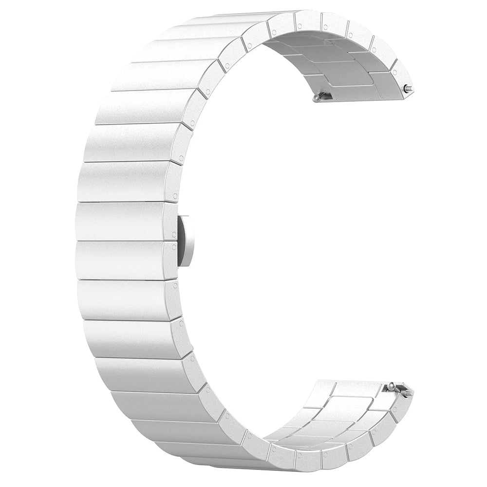 Λουράκι Techsuit W012 για Samsung Galaxy Watch / Huawei Watch Series, 20mm, Ασημί
