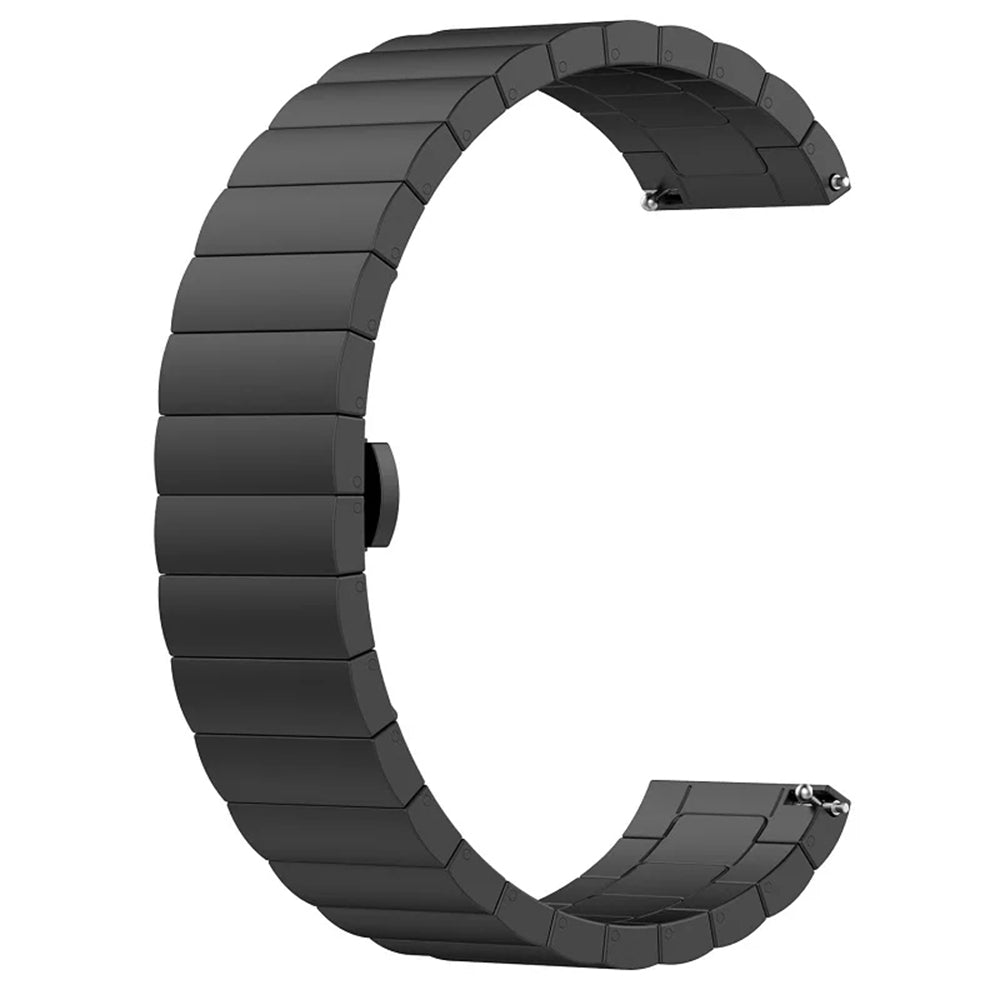 Λουράκι Techsuit W012 για Samsung Galaxy Watch / Huawei Watch Series, 20mm, Μαύρο