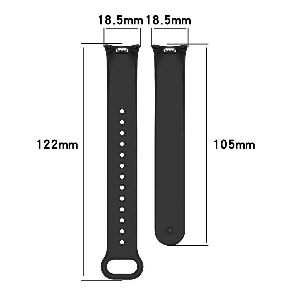 Λουράκι Techsuit W014 για Xiaomi Smart Band 9 / 8, Σκούρο Κόκκινο