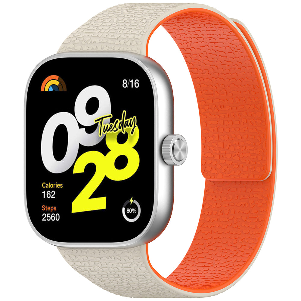 Λουράκι Techsuit W016 για Xiaomi Smart Band / Watch Series, Μπεζ Πορτοκαλί