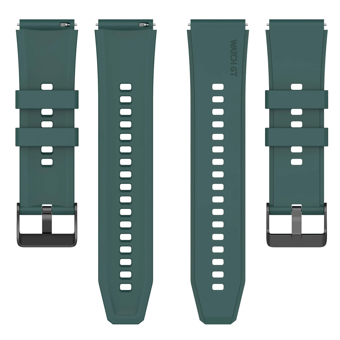 Λουράκι Techsuit W026 για Huawei Watch / Xiaomi Watch Series, 22mm, Σκούρο Πράσινο