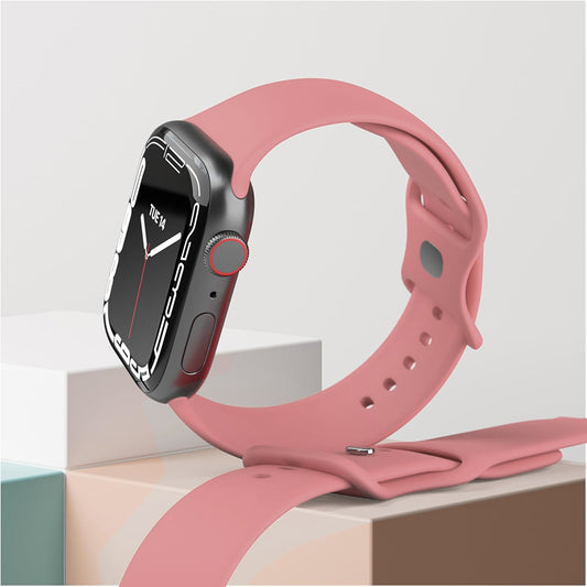 Λουράκι Techsuit W031 για Apple Watch 42mm / 41mm / 40mm / 38mm Series, Ροζ