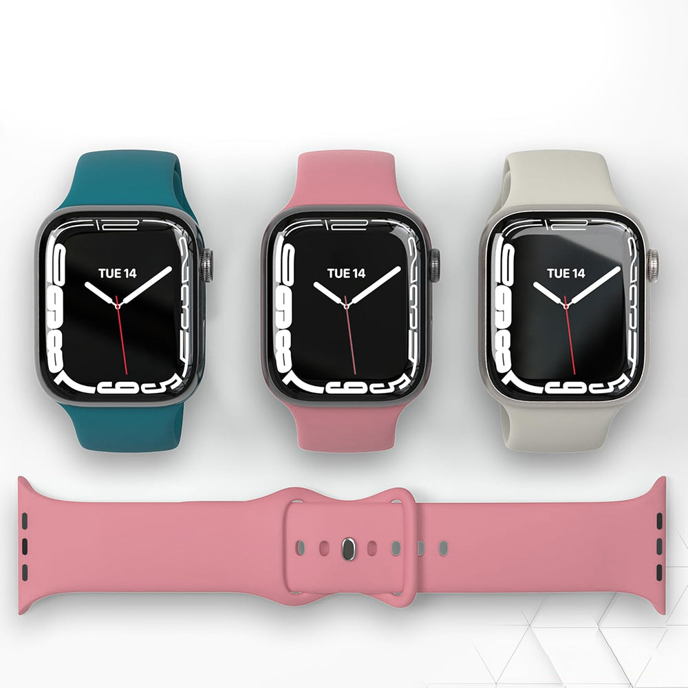 Λουράκι Techsuit W031 για Apple Watch 42mm / 41mm / 40mm / 38mm Series, Ροζ