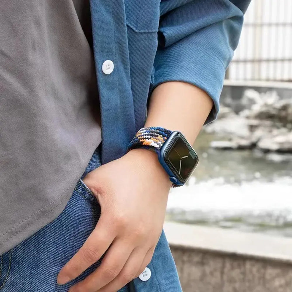 Λουράκι Techsuit W032 για Apple Watch 42mm / 41mm / 40mm / 38mm Series, Πολύχρωμο Ροζ