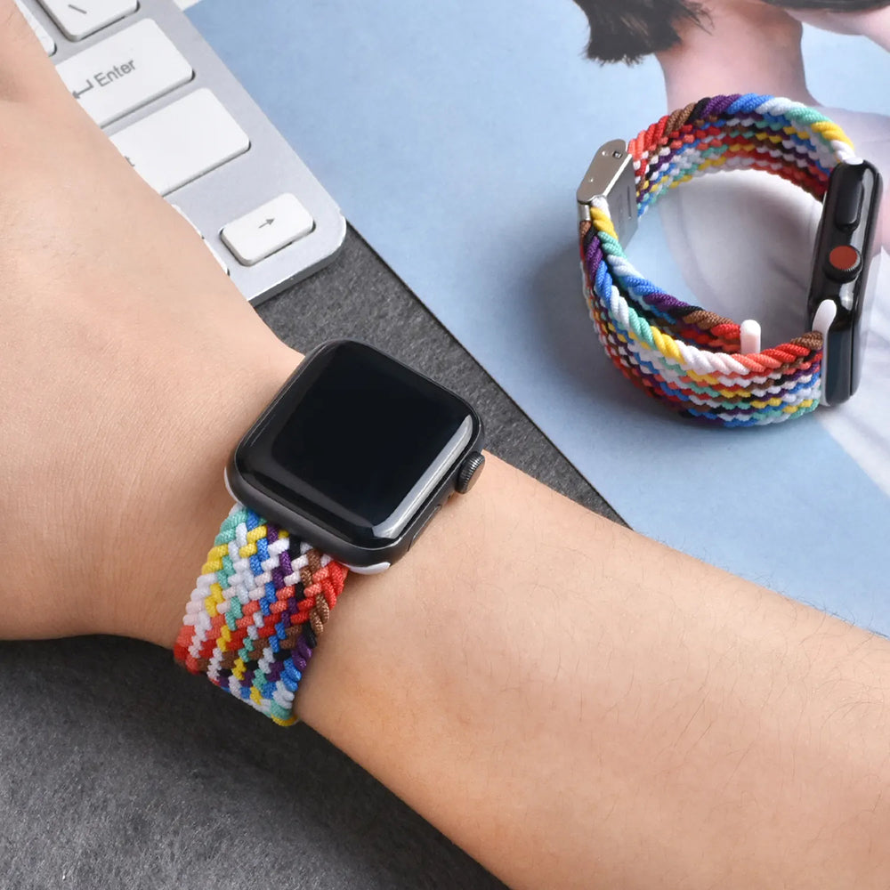 Techsuit W032 Strap for Apple Watch 49mm / 46mm / 45mm / 44mm / 42mm Series, Purple