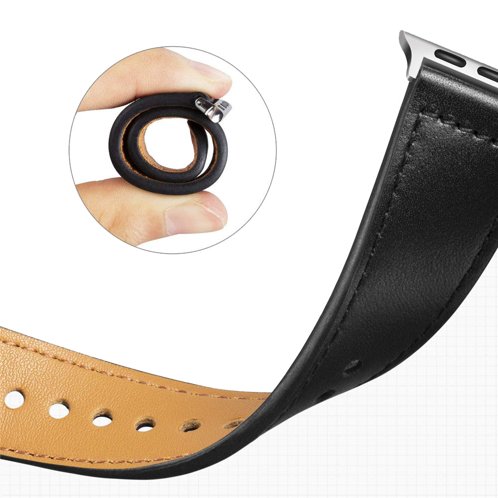 Λουράκι Techsuit W033 για Apple Watch 49mm / 46mm / 45mm / 44mm / 42mm Series, Μαύρο