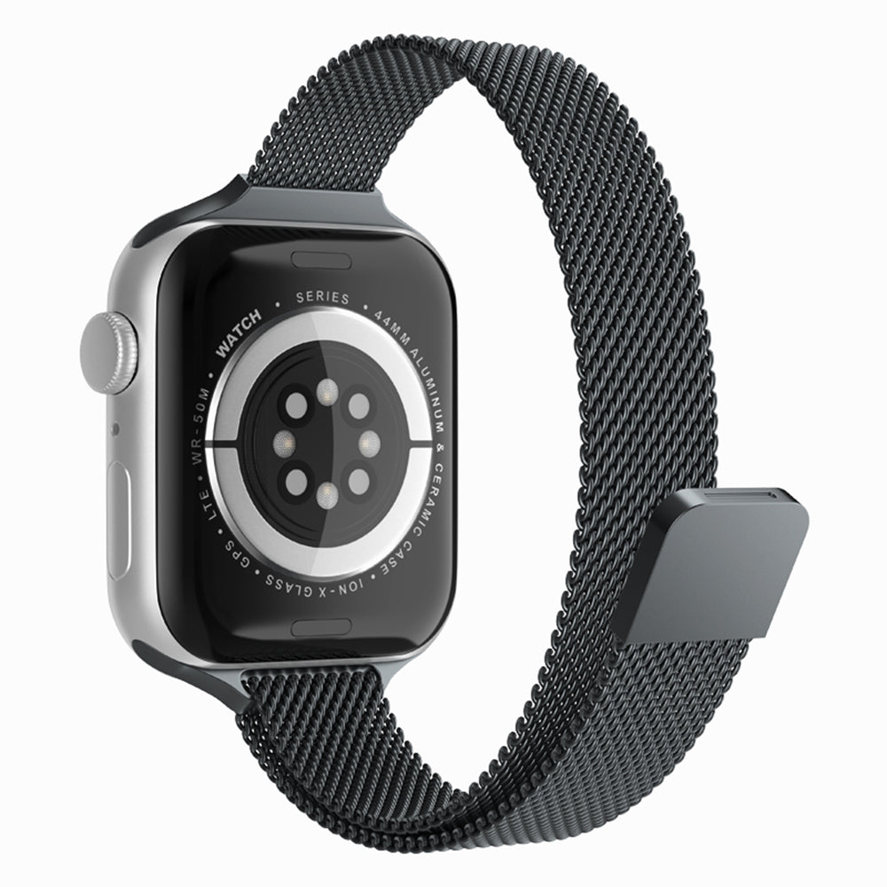 Λουράκι Techsuit W034 για Apple Watch 42mm / 41mm / 40mm / 38mm Series, Μαύρο