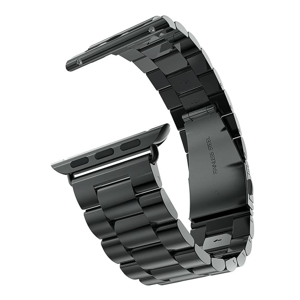Λουράκι Techsuit W036 για Apple Watch 49mm / 46mm / 45mm / 44mm / 42mm Series, Μαύρο