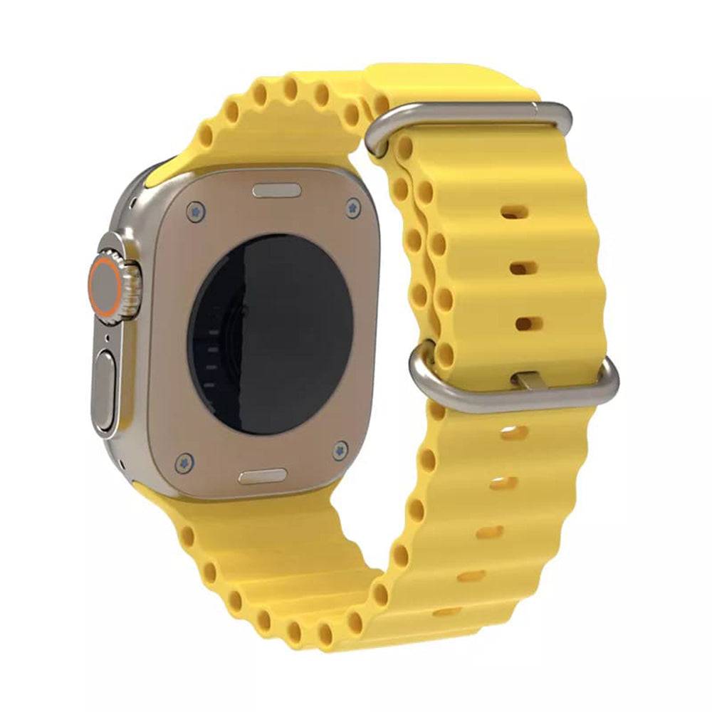 Λουράκι Techsuit W038 για Apple Watch 42mm / 41mm / 40mm / 38mm Series, Κίτρινο