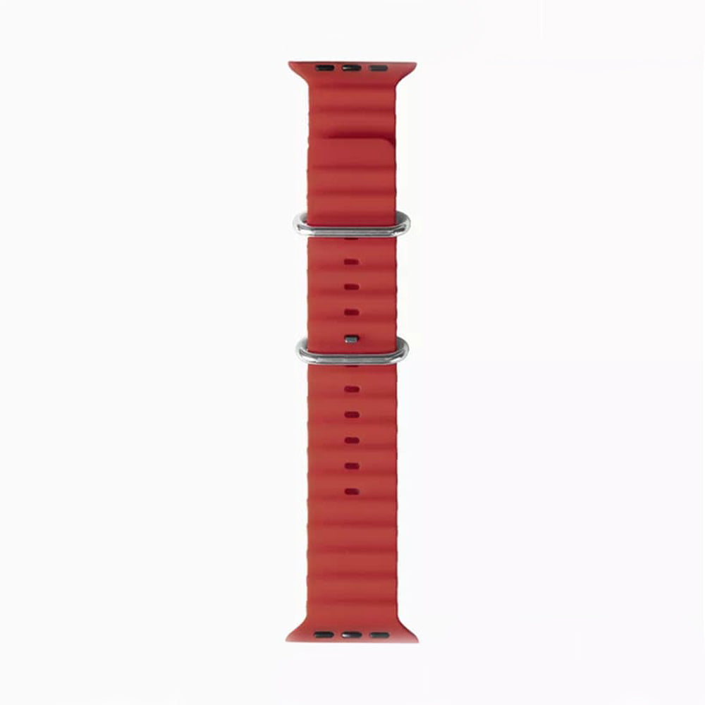 Λουράκι Techsuit W038 για Apple Watch 42mm / 41mm / 40mm / 38mm Series, Σκούρο Κόκκινο