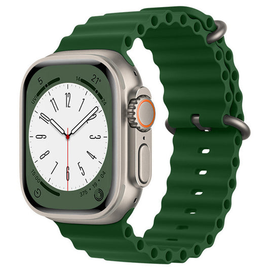 Λουράκι Techsuit W038 για Apple Watch 42mm / 41mm / 40mm / 38mm Series, Σκούρο Πράσινο