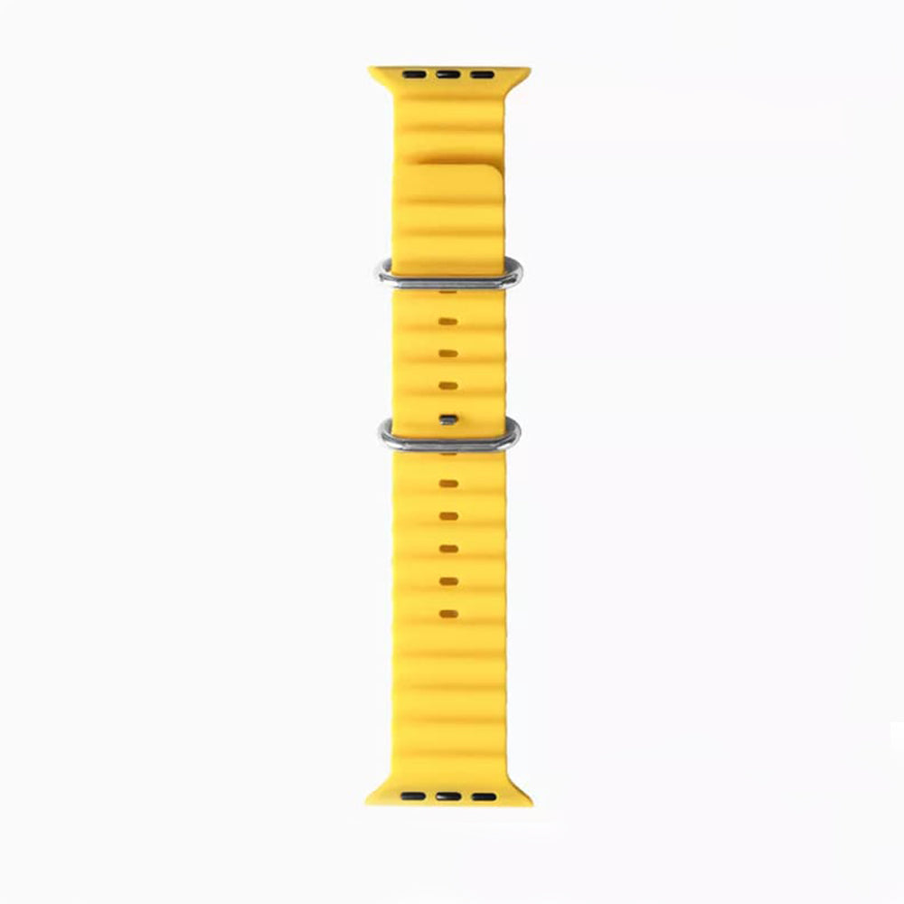 Λουράκι Techsuit W038 για Apple Watch 49mm / 46mm / 45mm / 44mm / 42mm Series, Κίτρινο