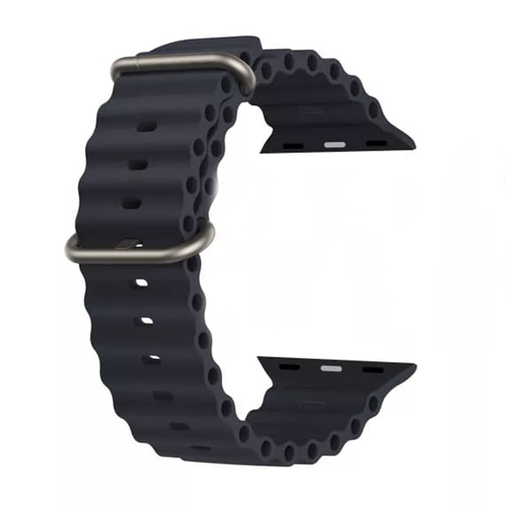 Λουράκι Techsuit W038 για Apple Watch 49mm / 46mm / 45mm / 44mm / 42mm Series, Μαύρο
