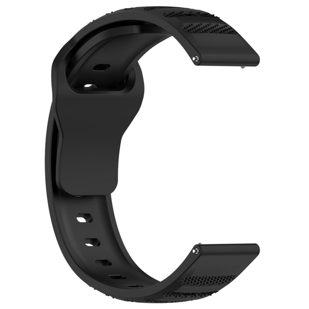 Λουράκι Techsuit W050 για Huawei Watch / Xiaomi Watch Series, 22mm, Μαύρο