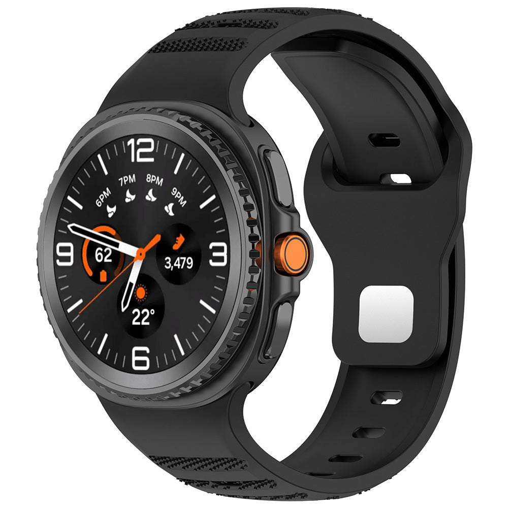 Λουράκι Techsuit W050 για Samsung Galaxy Watch8 / Watch8 Classic Series, Μαύρο