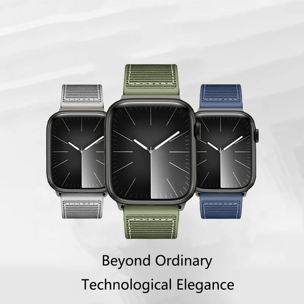 Λουράκι Techsuit W051 για Apple Watch 42mm / 41mm / 40mm / 38mm Series, Μαύρο