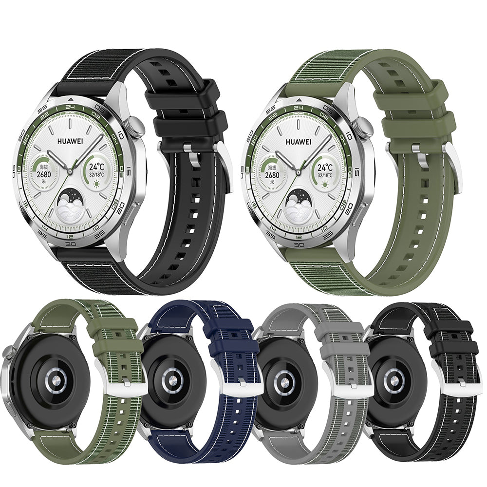 Λουράκι Techsuit W051 για Huawei Watch / Xiaomi Watch Series, 22mm, Πράσινο