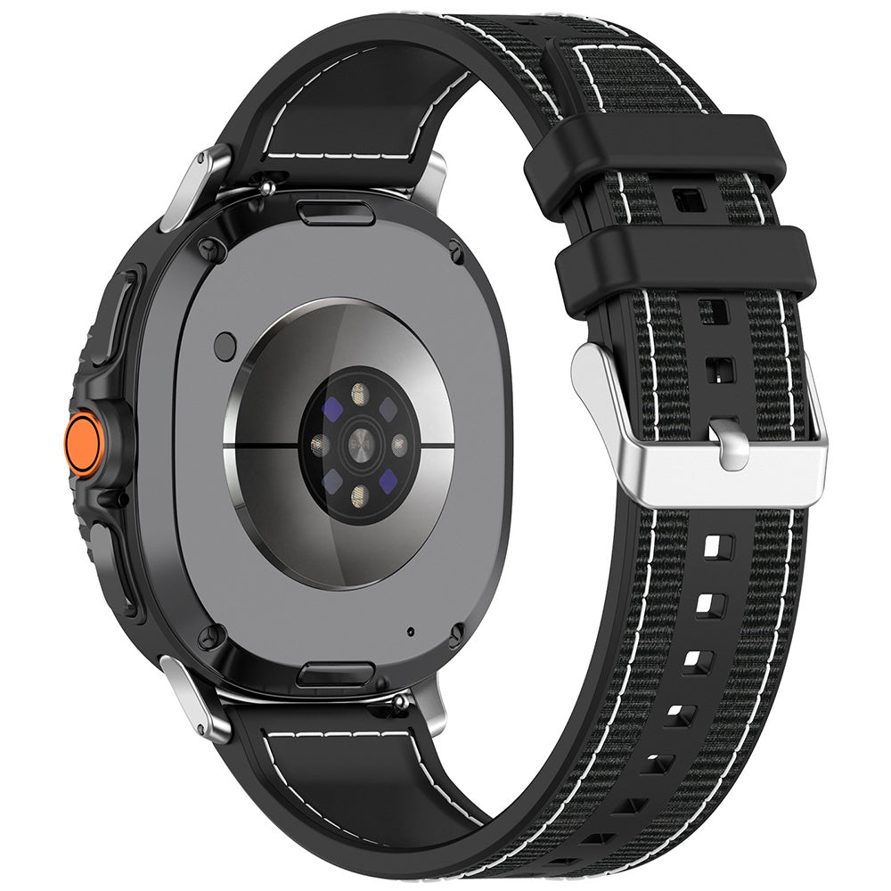 Λουράκι Techsuit W051 για Samsung Galaxy Watch8 / Watch8 Classic Series, Μαύρο