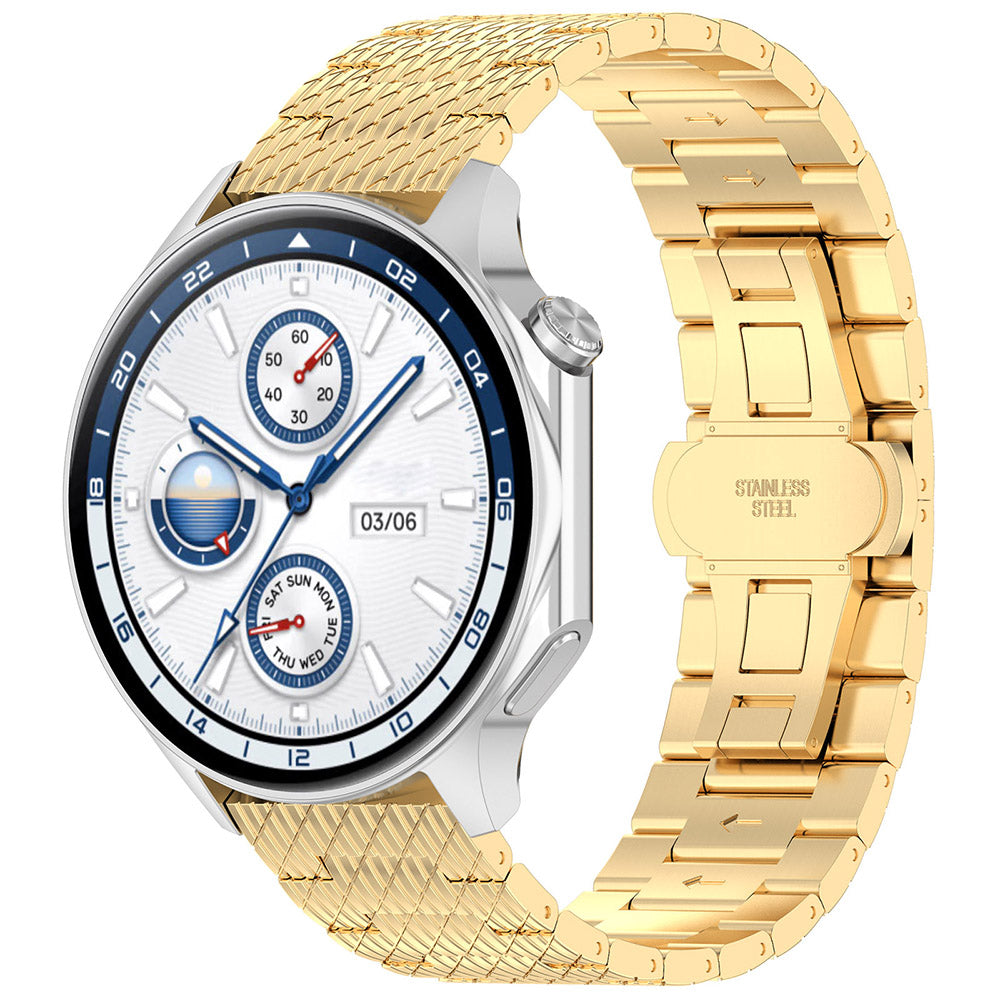 Λουράκι Techsuit W052 για Samsung Galaxy Watch / Huawei Watch Series, 20mm, Χρυσό