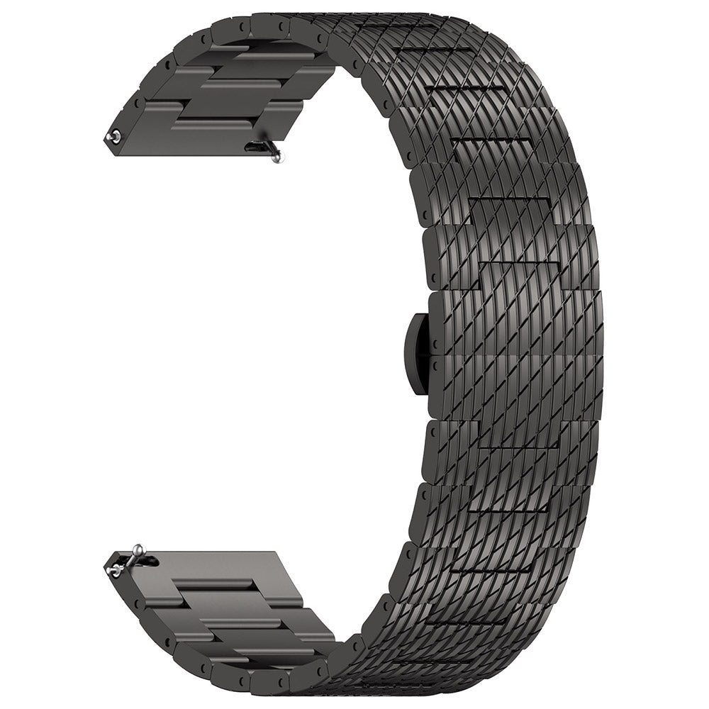 Λουράκι Techsuit W052 για Samsung Galaxy Watch / Huawei Watch Series, 20mm, Μαύρο