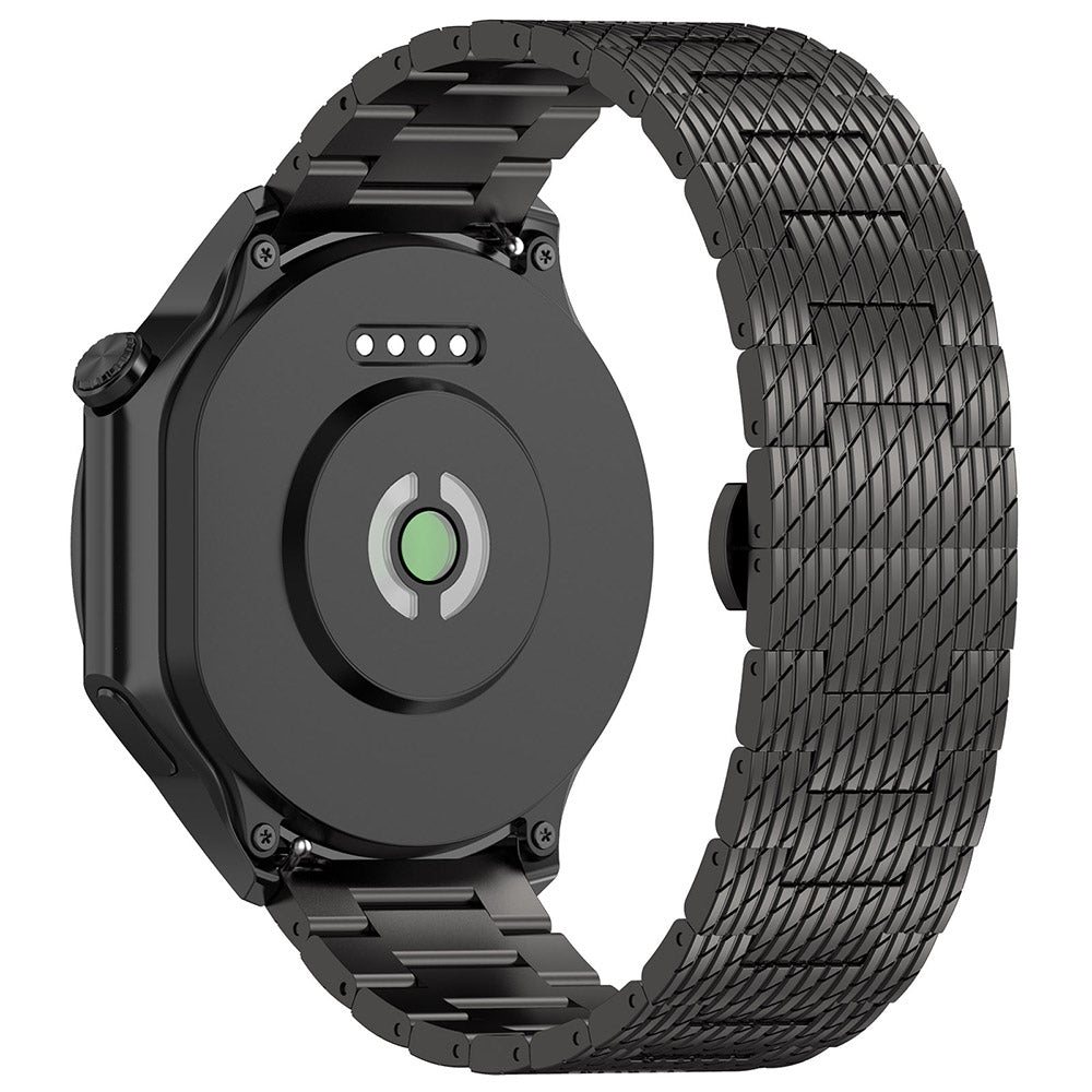 Λουράκι Techsuit W052 για Samsung Galaxy Watch / Huawei Watch Series, 20mm, Μαύρο