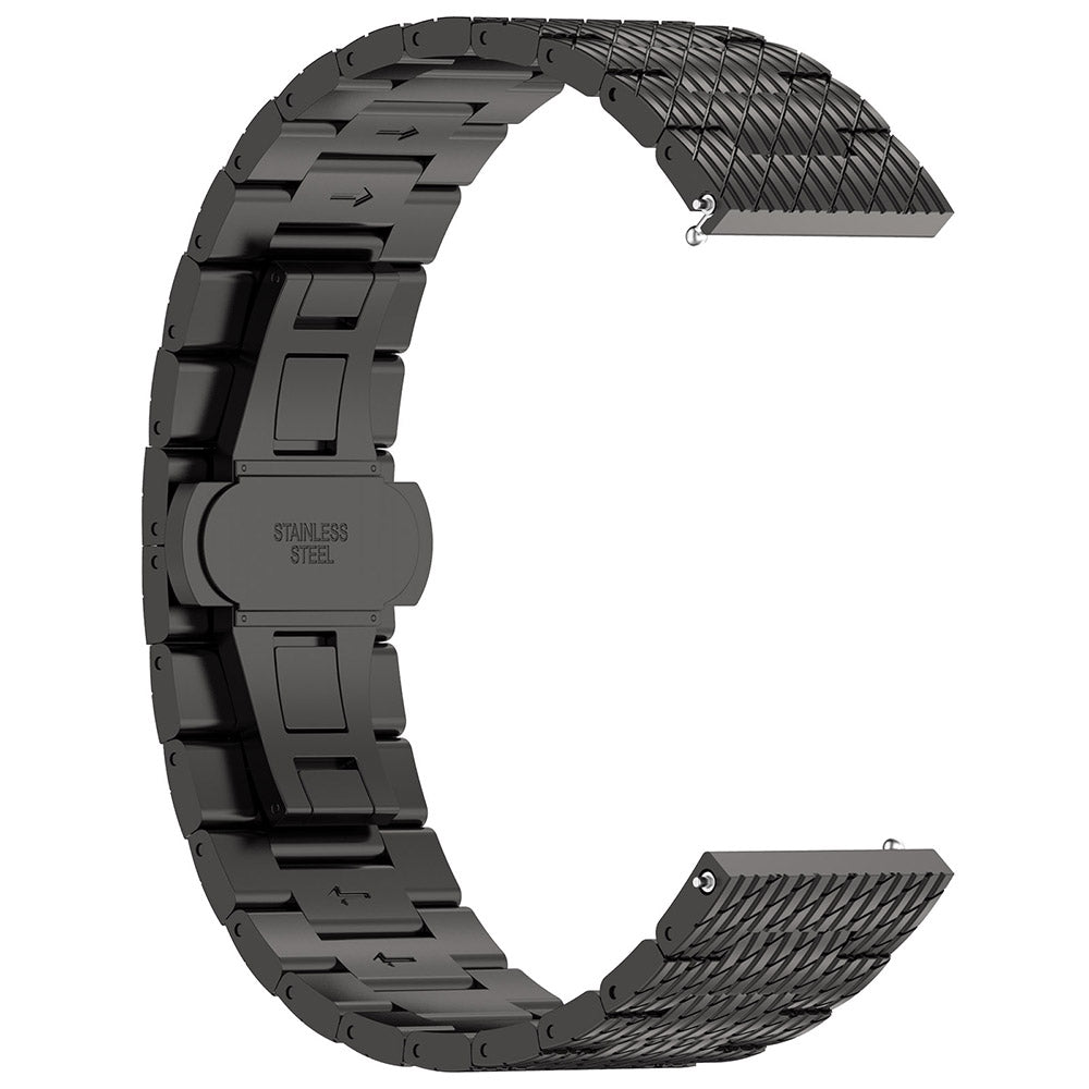 Λουράκι Techsuit W052 για Samsung Galaxy Watch / Huawei Watch Series, 20mm, Μαύρο