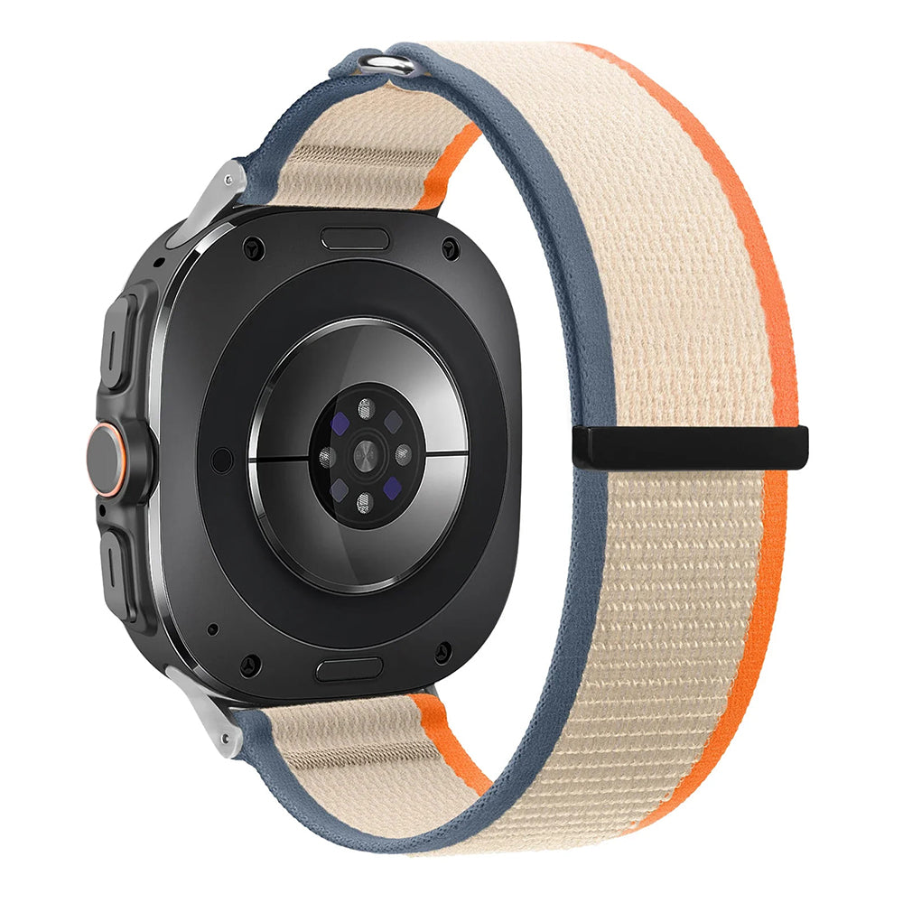 Λουράκι Techsuit W054 για Samsung Galaxy Watch Ultra, Πορτοκαλί Μπεζ