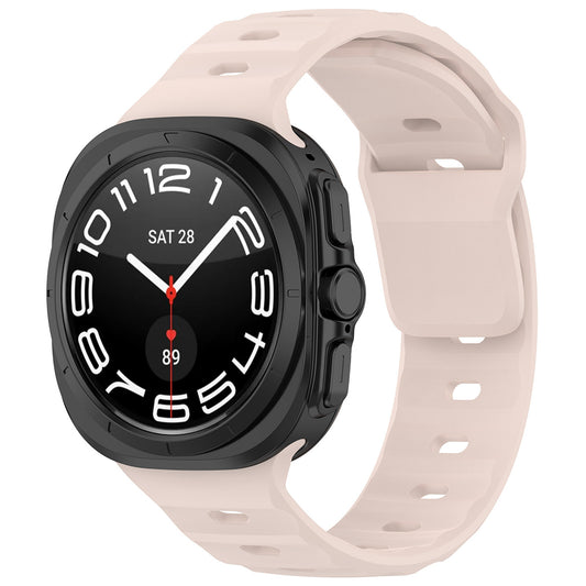 Λουράκι Techsuit W055 για Samsung Galaxy Watch Ultra, Ανοιχτό Ροζ