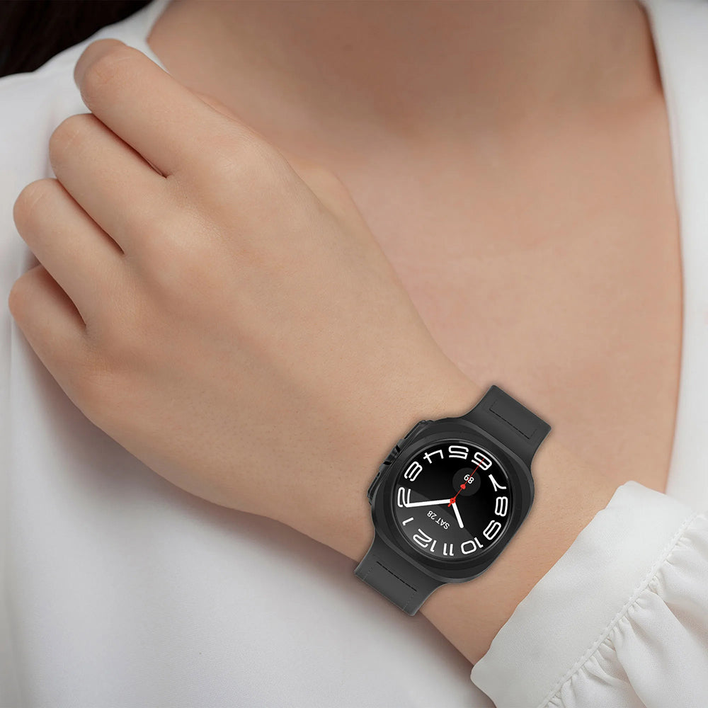Λουράκι Techsuit W056 για Samsung Galaxy Watch Ultra, Πορτοκαλί
