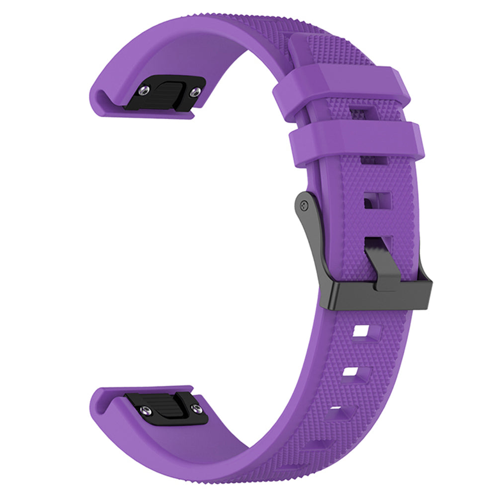 Λουράκι Techsuit W058 για Garmin Instinct / Approach / Fenix Watch Series, 20mm, Μωβ