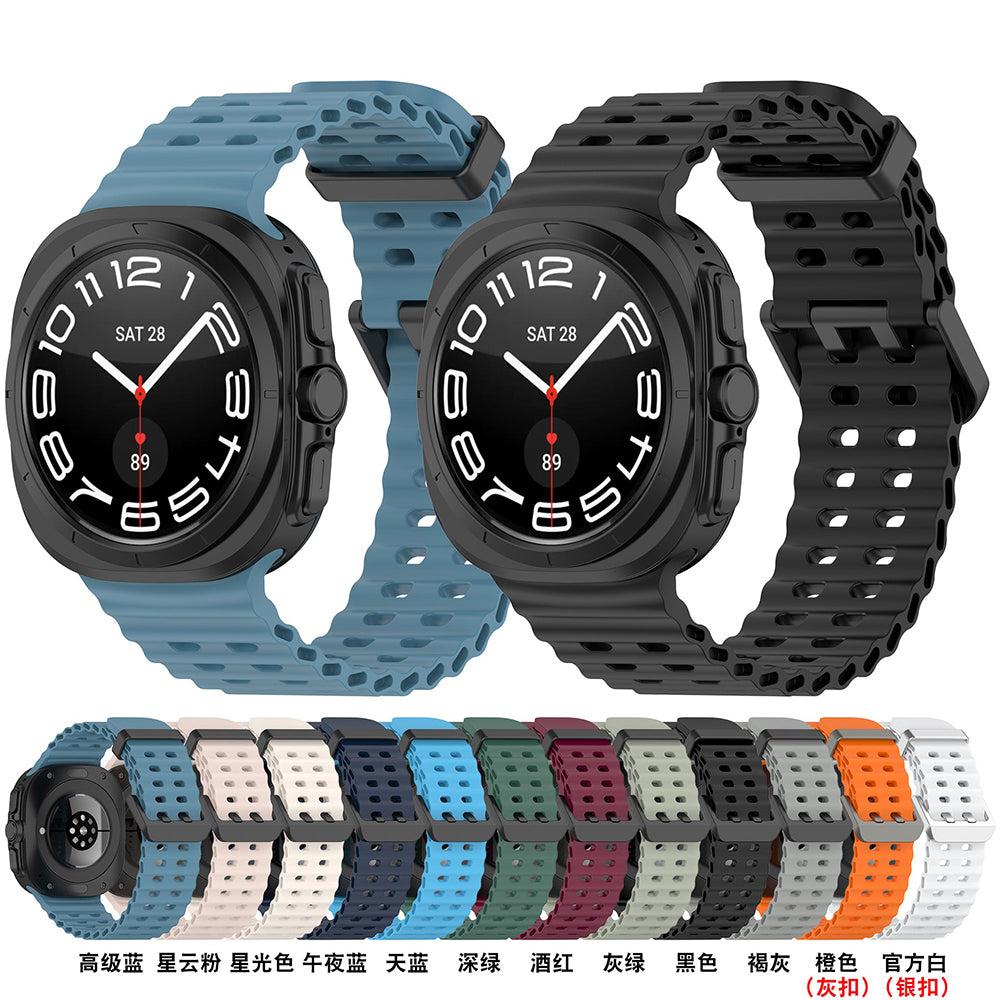 Λουράκι Techsuit W062 για Samsung Galaxy Watch Ultra, Μπλε Ναυτικό