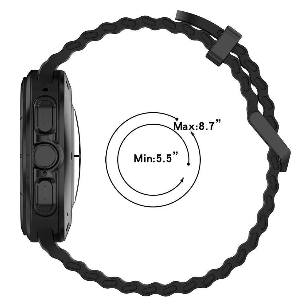 Λουράκι Techsuit W062 για Samsung Galaxy Watch Ultra, Μπλε Ναυτικό