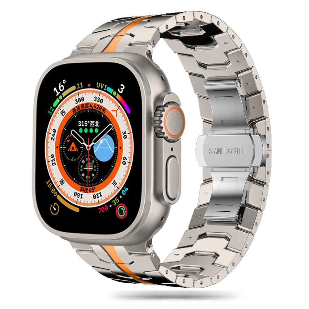 Λουράκι Techsuit W063 για Apple Watch 49mm / 46mm / 45mm / 44mm / 42mm Series, Πορτοκαλί