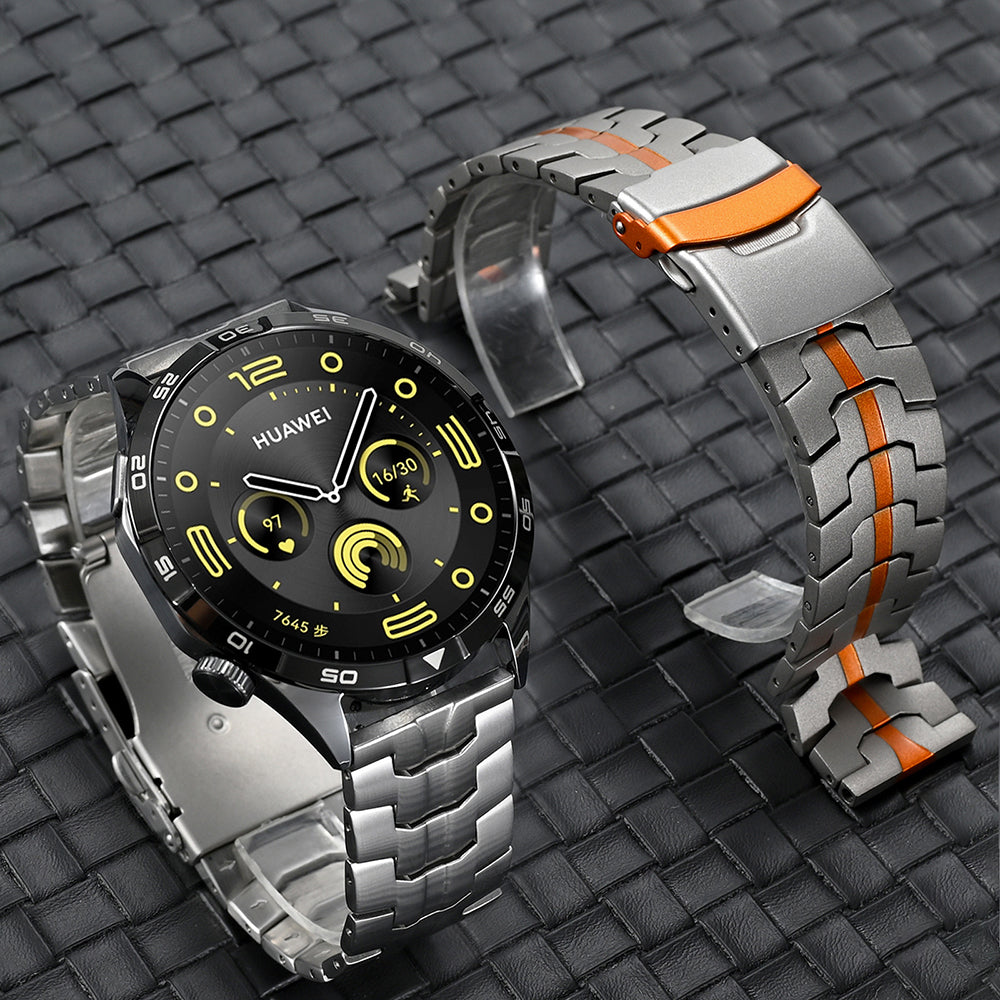 Λουράκι Techsuit W063 για Huawei Watch / Xiaomi Watch Series, Ασημί