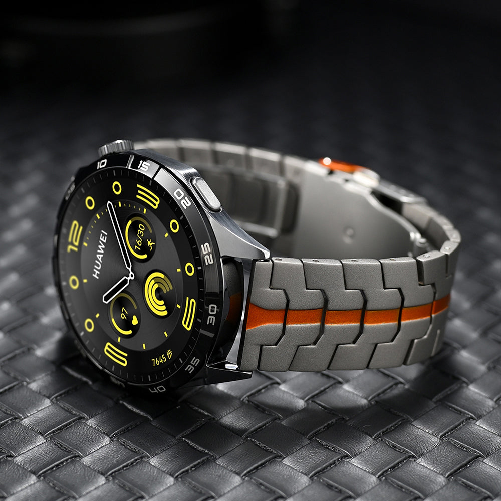Λουράκι Techsuit W063 για Huawei Watch / Xiaomi Watch Series, Ασημί