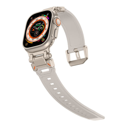 Λουράκι Techsuit W064 για Apple Watch 49mm / 46mm / 45mm / 44mm / 42mm Series, Ασημί