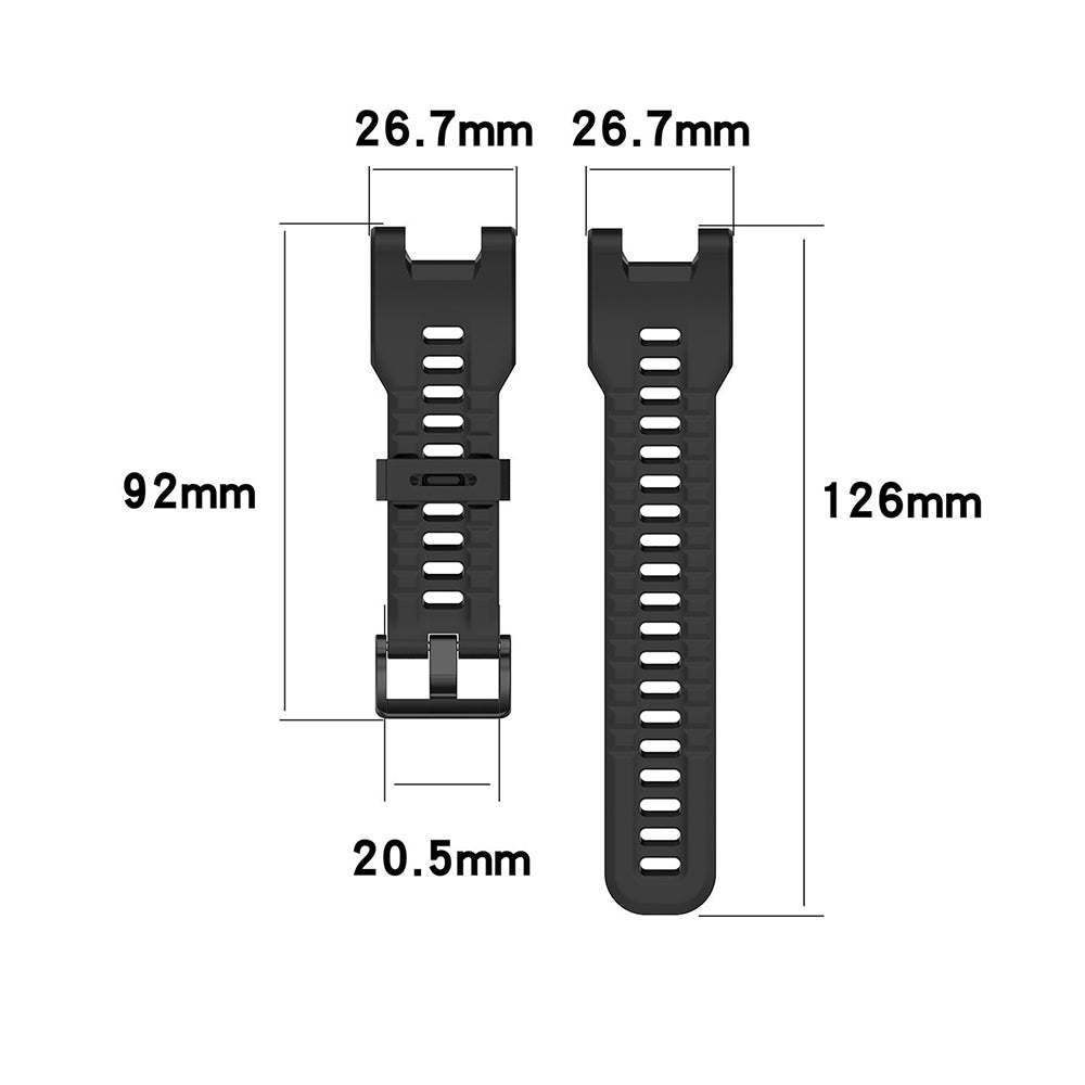 Λουράκι Techsuit W067 για Amazfit T-Rex Pro / T-Rex, Μαύρο