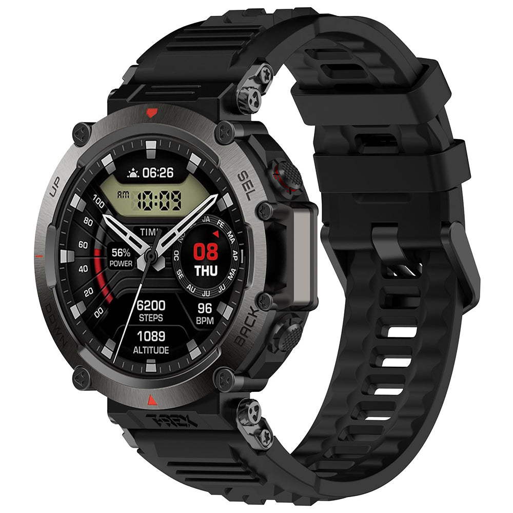 Λουράκι Techsuit W067 για Amazfit T-Rex Ultra, Μαύρο