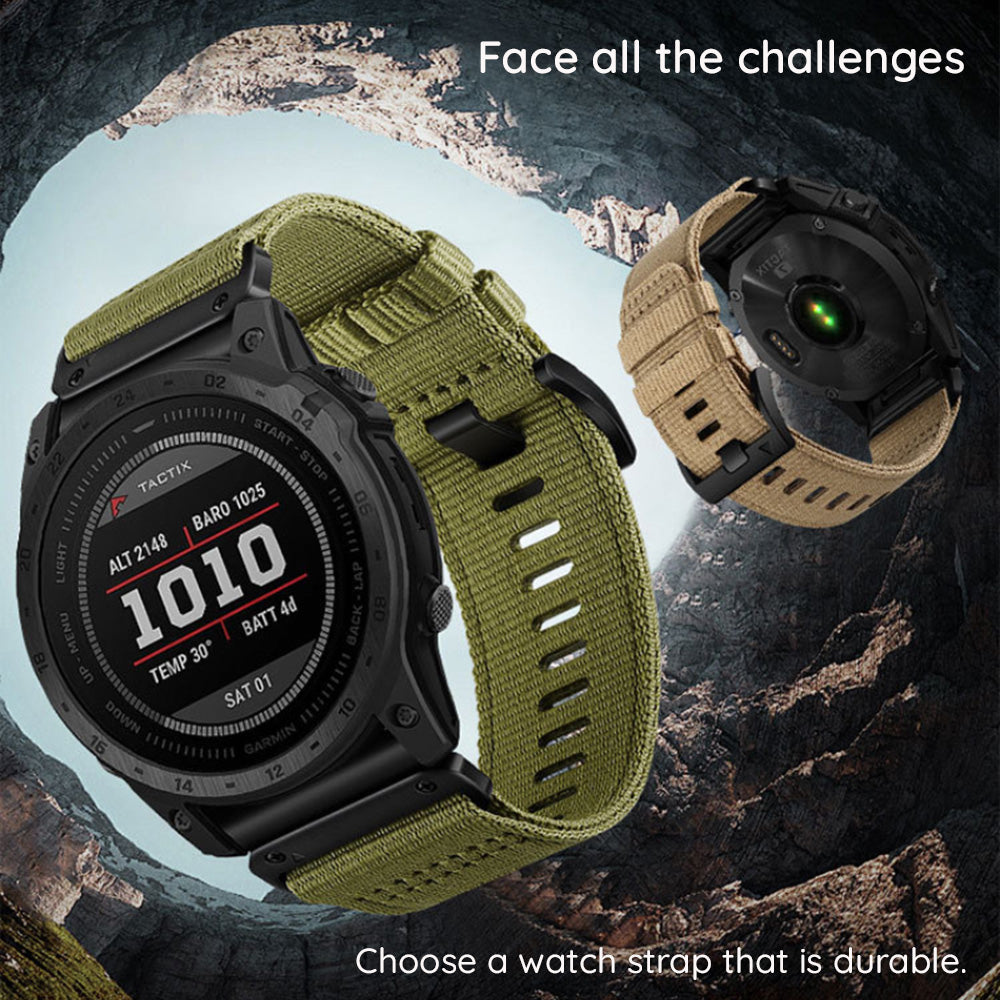 Λουράκι Techsuit W070 για Garmin Watch Fenix / Forerunner / Approach Series, 22mm, Πορτοκαλί