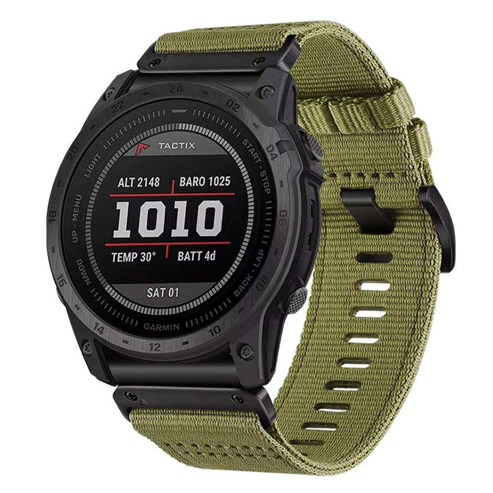 Λουράκι Techsuit W070 για Garmin Watch Fenix / Forerunner Series, 22mm, Πράσινο