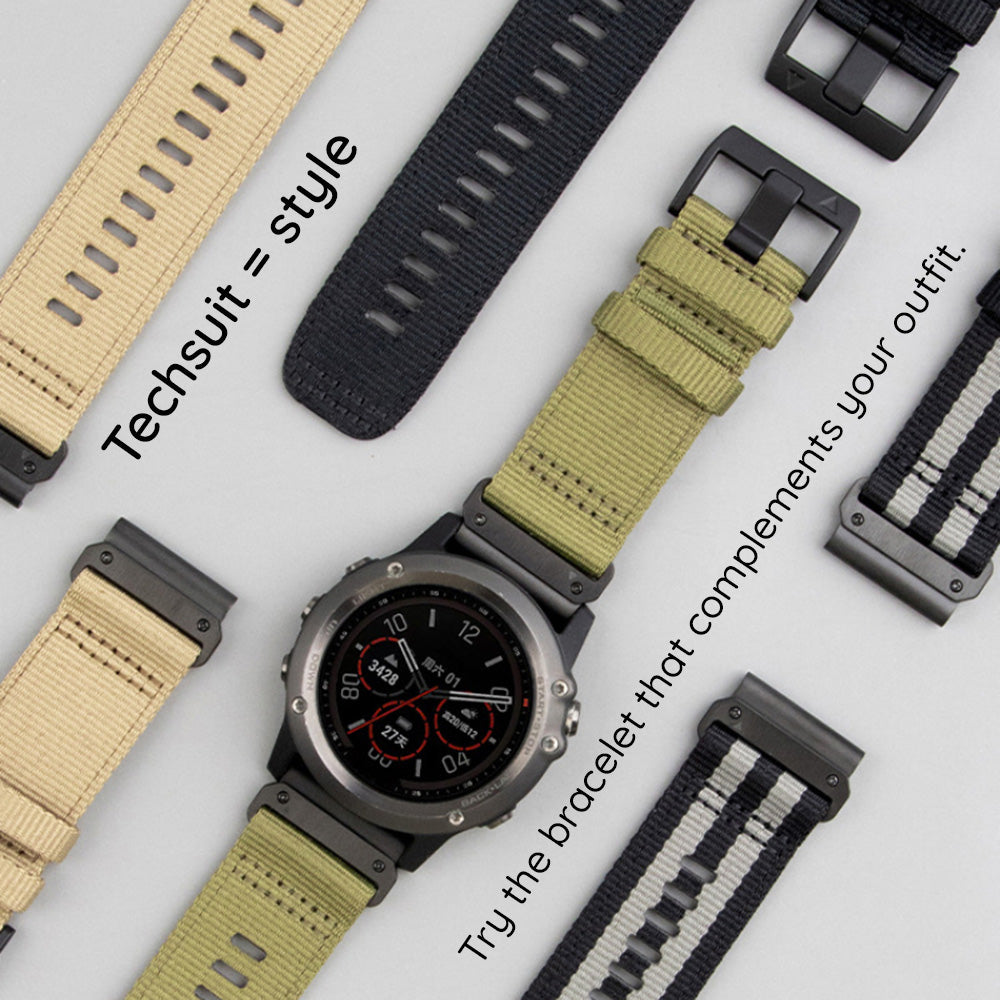 Λουράκι Techsuit W070 για Samsung Galaxy Watch / Huawei Watch Series, 20mm, Πορτοκαλί