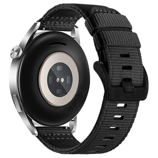Λουράκι Techsuit W070 για Samsung Galaxy Watch / Huawei Watch Series, 22mm, Μαύρο
