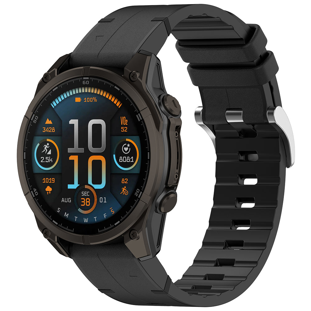 Techsuit W071 Strap for Garmin Instinct / Approach / Fenix Watch Series, 20mm, Black