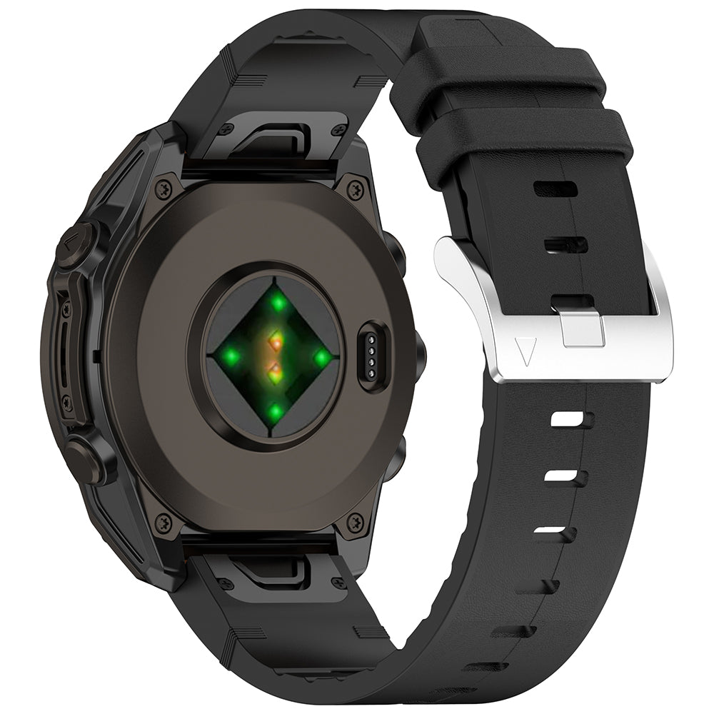 Λουράκι Techsuit W071 για Garmin Watch Fenix Series, 26mm, Μαύρο