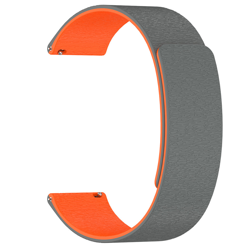 Λουράκι Techsuit W074 για Samsung Galaxy Watch Series, Γκρι Πορτοκαλί