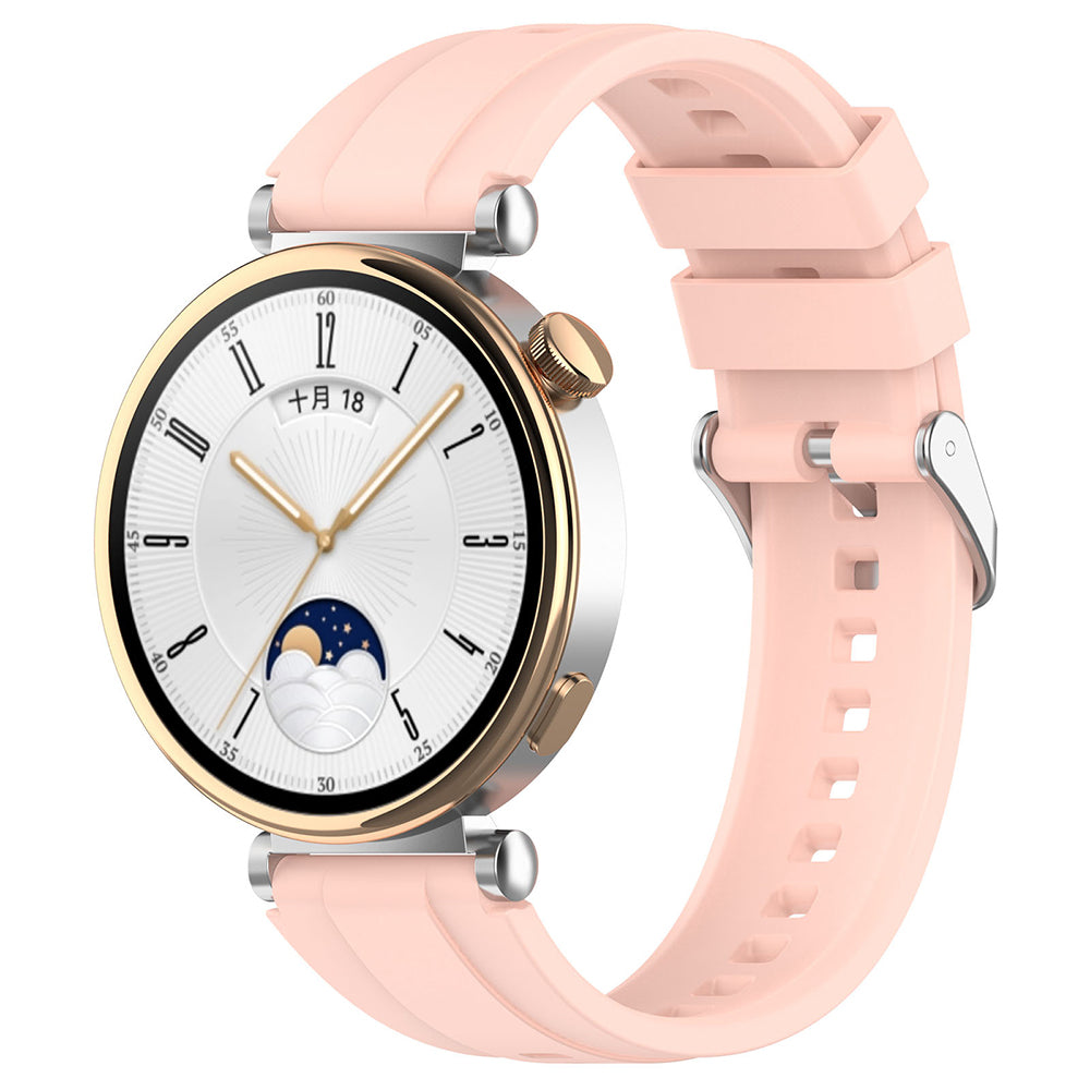 Λουράκι Techsuit W075 για Huawei Watch / Garmin Watch Series, 18mm, Ροζ
