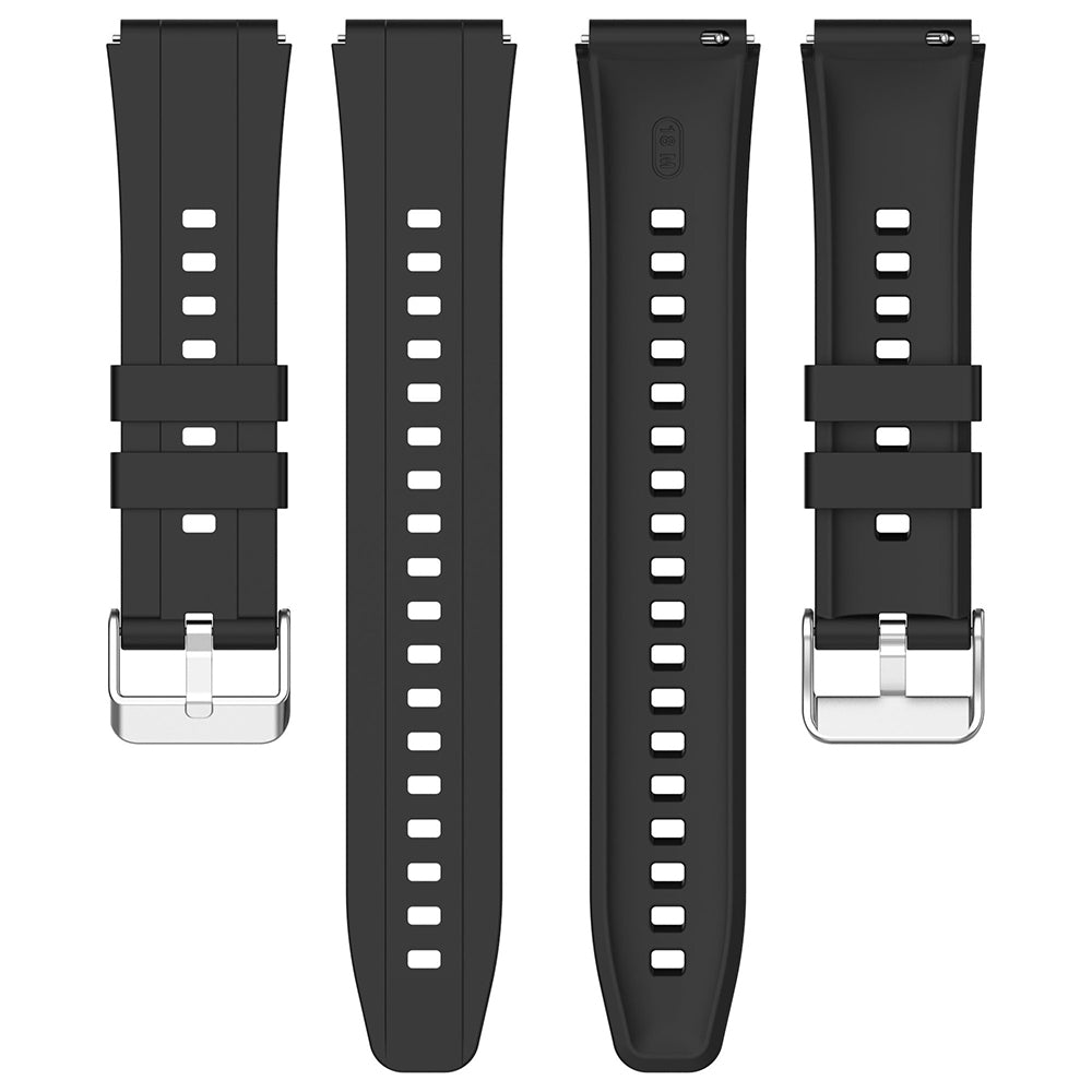 Λουράκι Techsuit W075 για Huawei Watch / Garmin Watch Series, 18mm, Βυσσινί